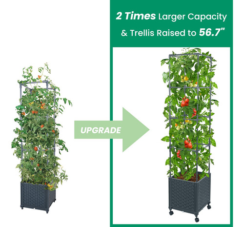 Maceta Para Jardin Ideal Para Enredaderas Y Vegetales