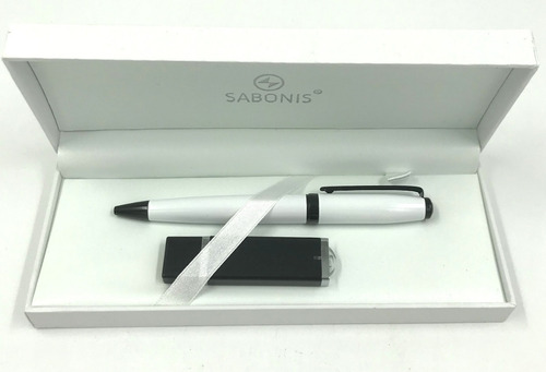 Imagen 2 de 2 de Bolígrafo Y Pendrive En Estuche Personalizado Gratis - Set