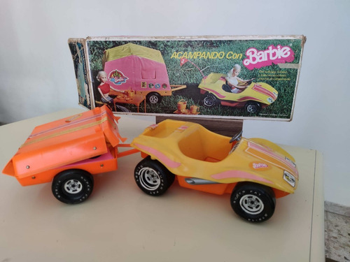 Buggie Acampando Con Barbie Cipsa Mexico Vintage No Kid