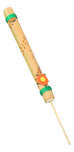Silbato De Flauta De Pájaro, Juguete Flauta Con Flores