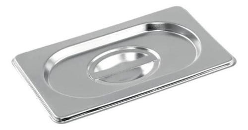 Tapa Cuba Gastronómica Gn 1/9 17x10.5 Cm Acero Inox Goldsky