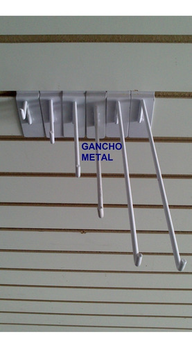 Imagen 2 de 2 de 260 Gancho Blister Para Panel Ranurado Exhibidor Exhipanel
