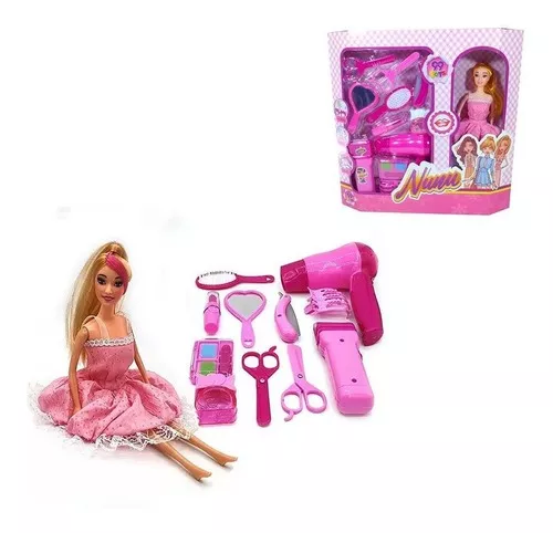 Kit Maquiagem para Boneca Fashion Girl