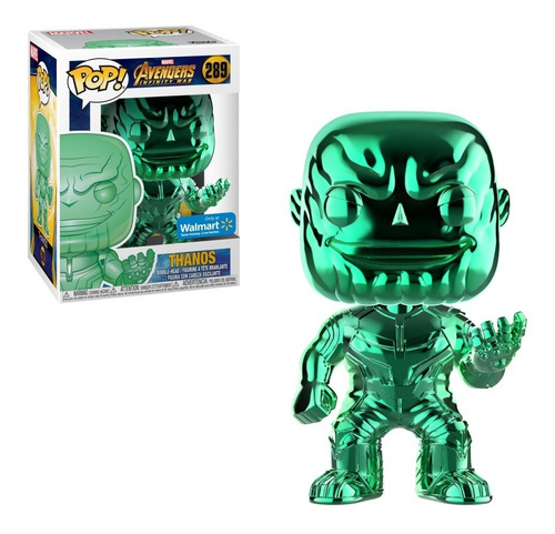 Funko Pop Marvel Infinity War Thanos Green Chrome Walmart