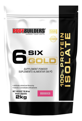 Whey Protein Isolado Six Gold 2 Kg Exclusivo