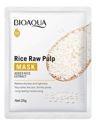 Velo Facial Arroz Bioaqua - g a $116