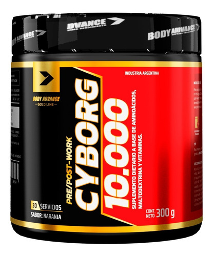 Cyborg 10.000 300g Body Advance Amino Creatina Pre Postwork