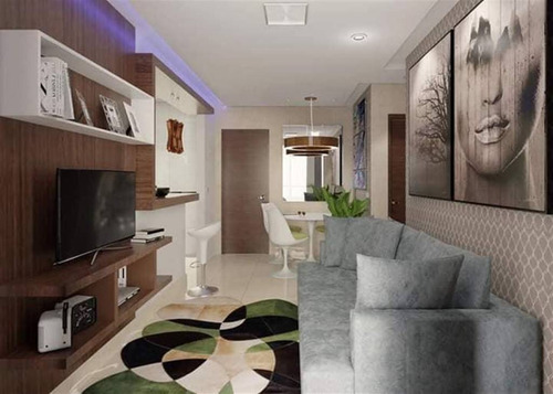 Imagem 3 de 4 de Apartamento, 2 Dorms Com 88 M² - Ocian - Praia Grande - Ref.: Jg24 - Jg24