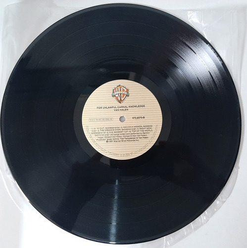 Lp Van Halen For Unlawful Carnal Knowledge - Impecável (Usado)
