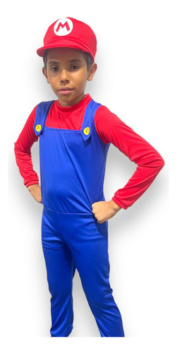 Disfraz  De Super Mario Bros Para Niños 