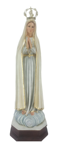 Virgen Fatima Modelo Italiano Ojos Cristal 1m.