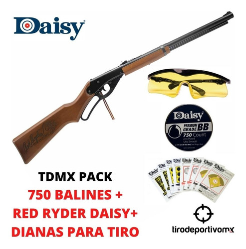 750 Balines 4.5mm + Rifle Daisy Red Ryder  + Lentes + Dianas