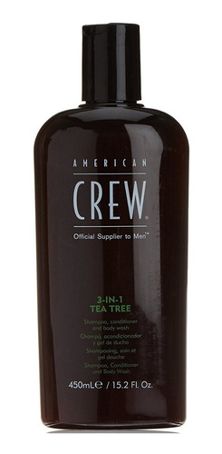 3 In 1 Tea Tree Shampoo Condition Bodywash American Crew Men