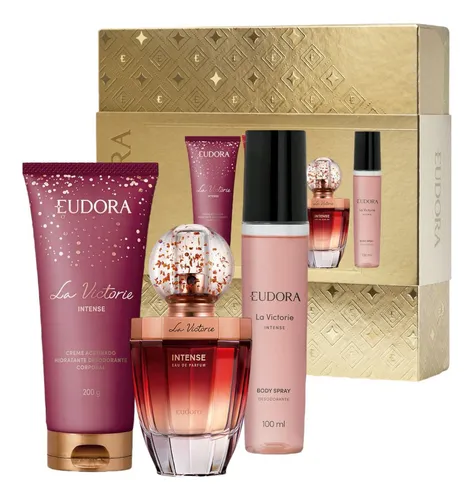 La Victorie Intense Perfume 75ml + Corporal + Body Spray. Presente Especial Ed. Dia Das Mães Volume Da Unidade 375 Ml