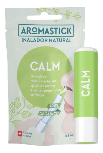 Aromaterapia Natural Aromastick Calm Inalador Nasal