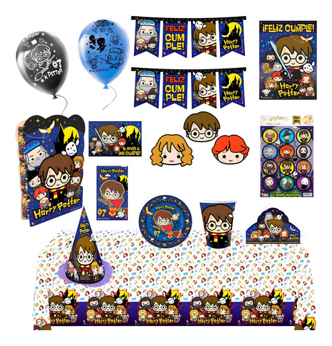 Set Decoracion De Harry Potter Kit Feliz Cumpleaños