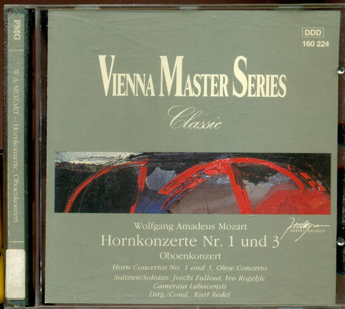 Cd. Mozart / Vienna Master Series / Hornkonzerte Nr. 1 Und 3