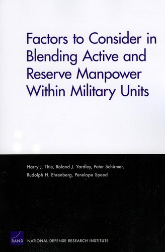 Libro: Factors To Consider In Blending Active And Reserve