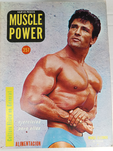 Revista Muscle Power #357 Manuel Elizondo Alimentacion