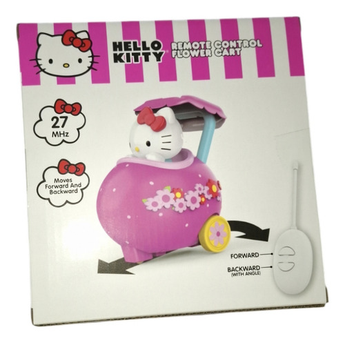Carrito De Flores De Control Remoto Hello Kitty Sanrio
