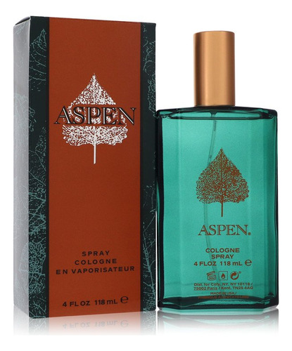 Colonia En Aerosol Perfume Coty Aspen Para Hombre, 120 Ml