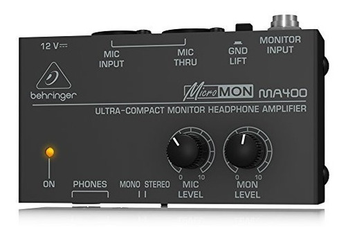 Behringer Micromon Ma400 Amplificador De Auriculares Monitor