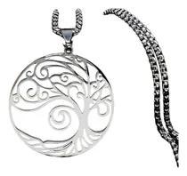Comprar Collar Cadena Árbol De La Vida Acero Inoxidable