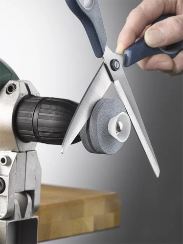 Imagen 5 de 10 de Afilador De Cuchillos Tijeras Cocina Mecha Para Taladro