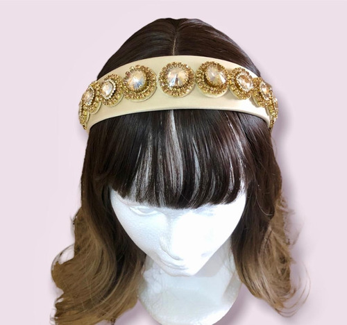 ´diadema Elegante De Lujo Con Cristales Brillante Para Mujer