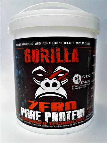 Gorilla Zero 2 Lbs Gorila Mas Pura + Termo + Envio Gratis