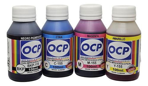Tinta Alemana Ocp Para Epson L4260 L6270 L14150 X100ml. Amarillo