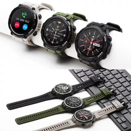 Reloj inteligente hombre smart watch Llamada Bluetooth 400 mAh 30 Days  Standby VS t rex pro IP67 a prueba de agua