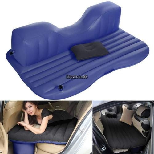 Motor De Aire Del Coche Durmiente Asiento Inflable Viaje Col