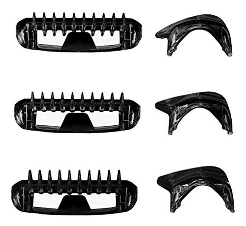 Mangroomer 2.0 Professional Afeitadora Corporal Profesional Recortadora para Partes Íntimas y Cuerpo con Cabezal Flexible Propivot 3 Peines de Recorte Uso en Seco Negro