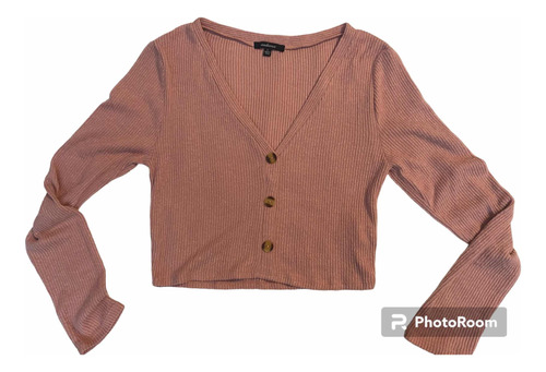 Sweater, Camisa Crop Top Para Dama Marca Ambiance. Talla L