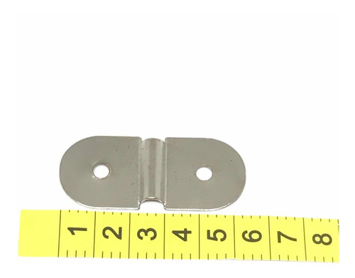 Imagen 3 de 7 de Chapa Para Pretal Grande X 100u. (para P/25 Y 30mm)