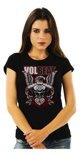 Polera Mujer Volbeat Established 2001 Rock Impresión Directa