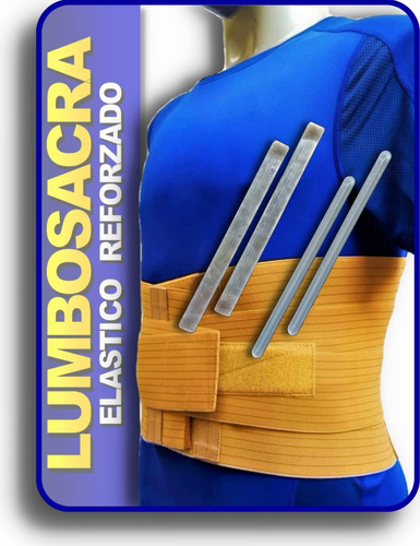 3 En 1 Faja Lumbosacra Sacrolumbar Con Elastica Reforzada