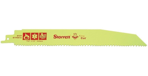 Sierra Sable Bi-metal King Cut 225 Mm, 6-10 Dpp Starrett 2u