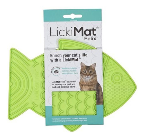 Imagen 2 de 4 de Lickimat Felix Alfombra De Lamer Gatos