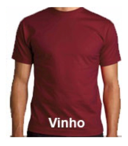 Camisetas Malha Fria Camisa (pv) Tam G1, G2, G3 (5 Unidades)