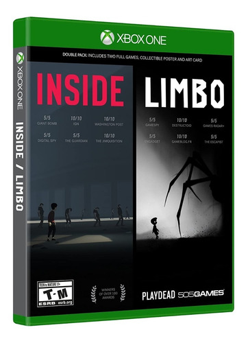 Inside / Limbo Xbox One Fisico Nuevo Sellado