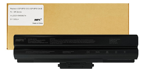 Bateria Sony Vaio Vgp-bps13 Vgn-fw37j/b Vgn-fw41e/h Negra