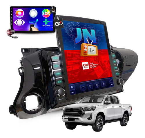 Kit Multimidia Tesla Octacore Tv 480p Hilux Srx 2017 À 2025