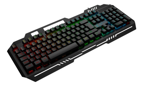 Imagen 4 de 4 de Teclado Gamer Rgb Constrictor Strigilatus Qwerty Metal