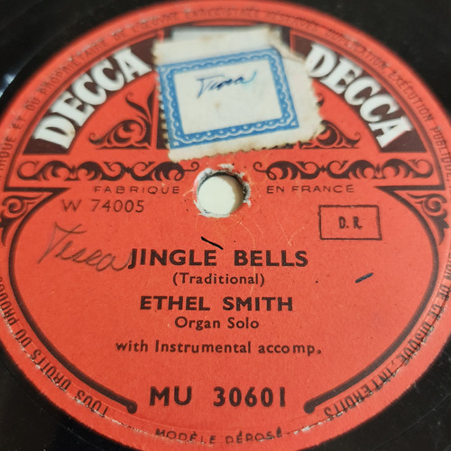 Pasta Ethel Smith Organ Solo Inst Accomp Decca C602