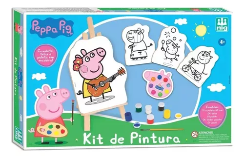 Desenho da Peppa Pig Pinturas Como Pintar online Porquinha rosa