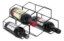 Comprar Adega De Mesa Empilhável Porta Garrafas Vinho Aço 5 Garrafas