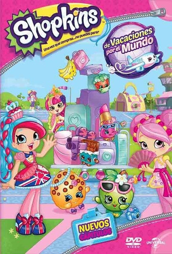 Dvd - Shopkins De Vacaciones Por El Mundo