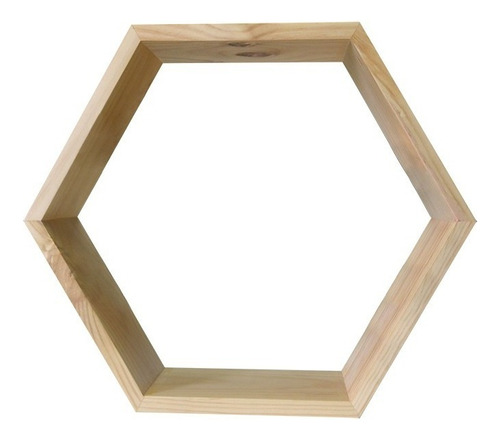 Repisa Hexagonal Grande Ady Mo Gdl Color Natural